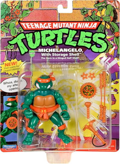 TMNT. Figura MICHELANGELO. Tortugas Ninja. Playmates. Nuevo sellado.