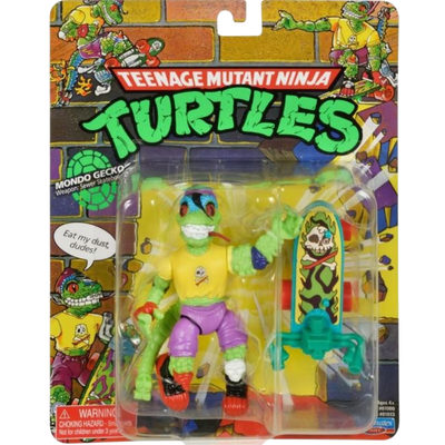 TMNT. Figura MONDO GECKO. Tortugas Ninja. Playmates Reedición 40 Aniversario.
