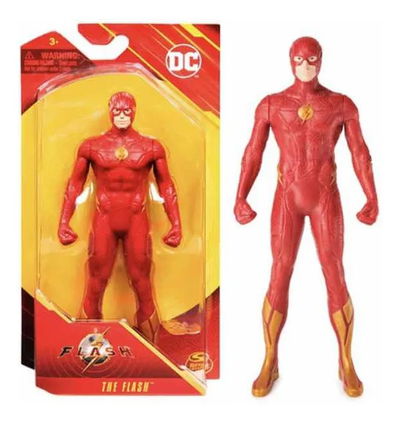 Flash. Dc Liga de la Justicia Figura Articulada Original 15cm- Spin Master