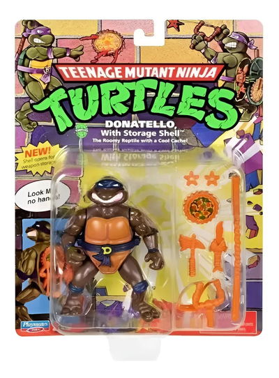 TMNT. Figura DONATELLO. Tortugas Ninja Playmates. Nuevo sellado.