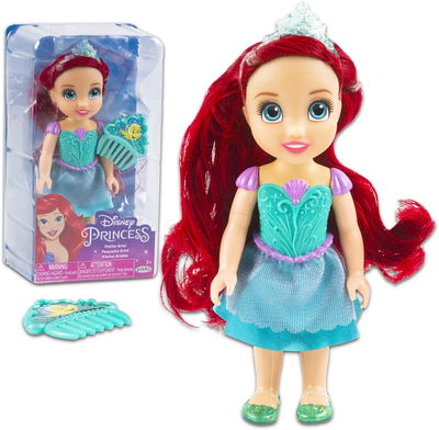 Disney Princesas. ARIEL LA SIRENITA Pequeña 15cm muñeca.