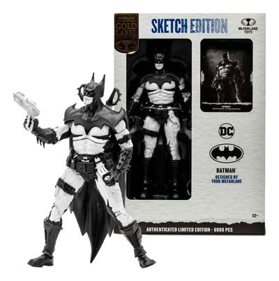 Batman Sketch Edition By Todd Mcfarlane Gold Label.