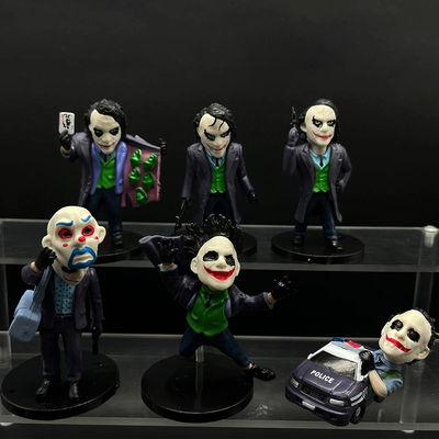 Batman el Caballero de la Noche. Set de 6 Minifiguras de el JOKER ( Heath Ledger).