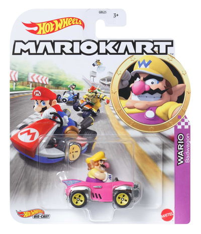 Hot Wheels Mario Kart. Nintendo. - WARIO BADWAGON - 1/64. 