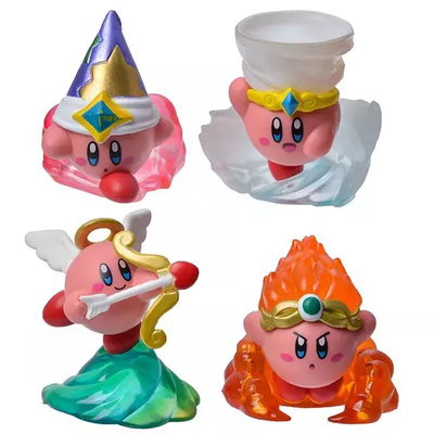 KIRBY. Set de 4 minifiguras de Kirby's Dream Land capacidades de copia.