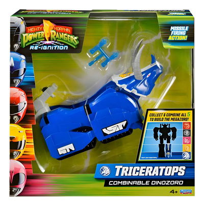 Power Ranger Re Ignition.  Mighty Morphin Dinozords TRICERATOPS Combinable.