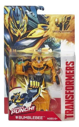 Transformers. BUMBLEBEE.  Age of Extinction Power Battler. Hasbro 9 pasos