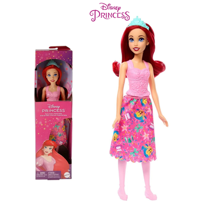 Disney Princesas. Ariel con vestido de fiesta. 