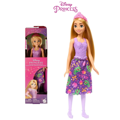 Disney Princesas. Rapunzel con vestido de fiesta. 