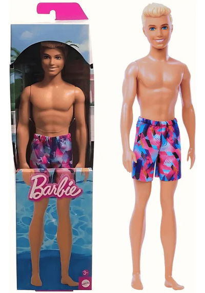 Barbie. Ken Con Traje De Baño. 