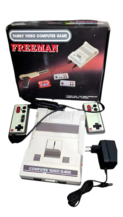 Family Game. Family Computer Freeman de los 90s 8 Bit. 