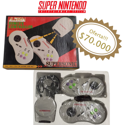 Joysticks Inalámbricos para Super Nintendo. Nuevos de los 90.