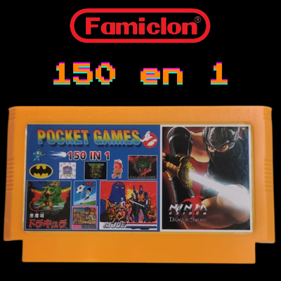 Family Game Cartucho 150 En 1 (Reales Sin Repetir). Nuevo.