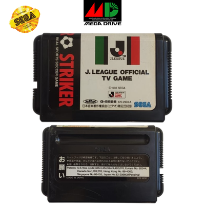 Sega. J. League TV Game Pro Striker - Juego japonés para Mega Drive - Original