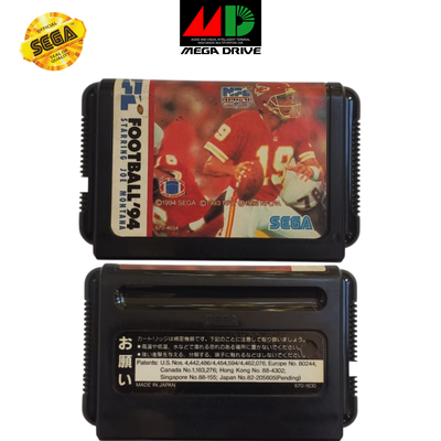 Cartucho Sega Mega Drive Football 94 Joe Montana. Original.