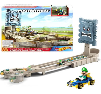 Hot Wheels. Pista MARIOKART Ruinas Roca Luigi. Nueva Original.