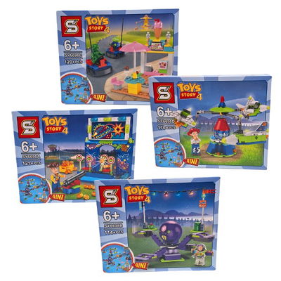 Toy Story 4. Lego  4 sets: 525 piezas (compatibles con Lego)