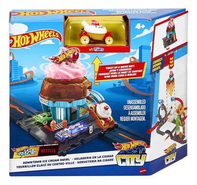 Hot Wheels City. Pista Heladería de la Ciudad.