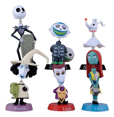 El Extraño Mundo De Jack. Set x 6 Gashapones.