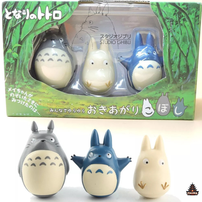 Studio Ghibli. MI VECINO TOTORO. Set 3 figuras. Nunca se caen.
