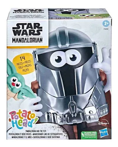  Star Wars. Cara De Papa.MANDALORIAN & TOT. Hasbro. 