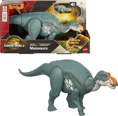 Jurassic World: El Renacer. MAIASAURA. Rugido salvaje. Oficial Mattel Nuevo.
