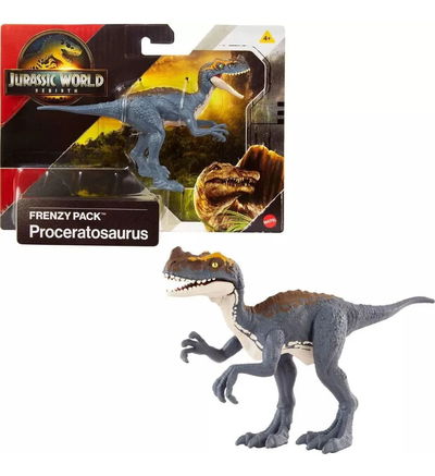 Jurassic World: El Renacer. Manada Peligrosa PROCERATOSAURIO. Oficial Mattel Nuevo.
