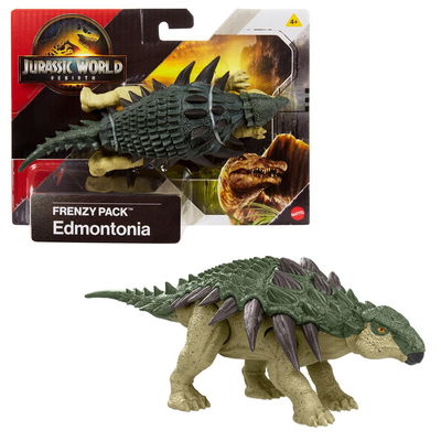 Jurassic World: El Renacer. Manada Peligrosa .EDMONTONIA. Oficial Mattel Nuevo. 
