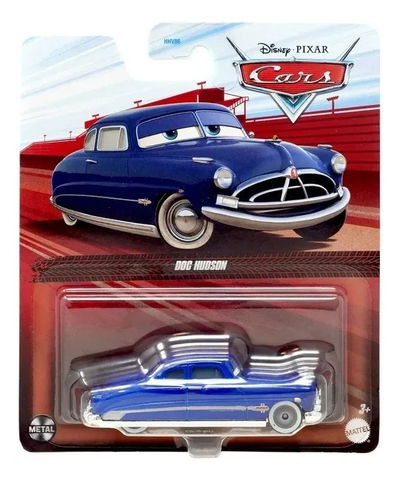 Cars- DOC HUDSON -Metal. Escala 1:55. Disney y Pixar. Original Mattel.