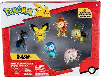 Pokémon Pack X6 Figuras Battle Ready Original Pkw2469b. Nuevos. 