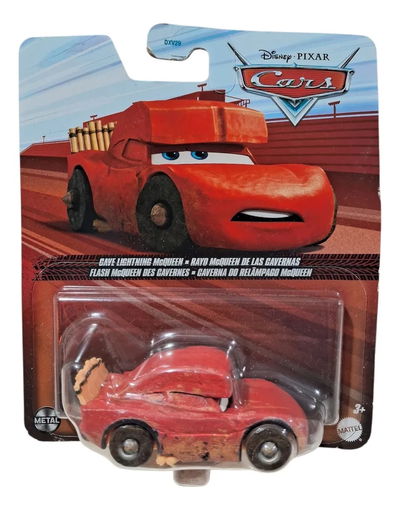 Cars- RAYO McQUEEN DE LAS CAVERNAS-Metal. Escala 1:55. Disney y Pixar. Original Mattel.