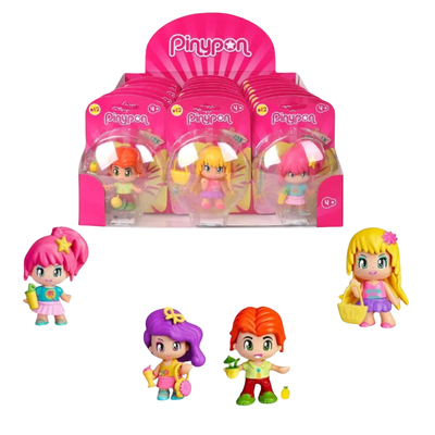PINYPON. Serie 12 Playa Muñecas Originales con accesorios. Originales.