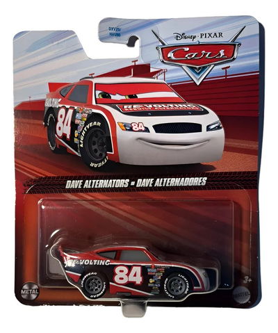 Cars -DAVE ALTERNADORES- Metal. Escala 1:55. Disney y Pixar. Original Mattel.