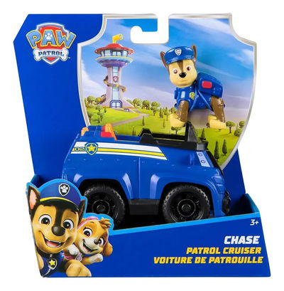 Paw Patrol. CHASE y su Patrol Cruiser. Nuevo. Original.