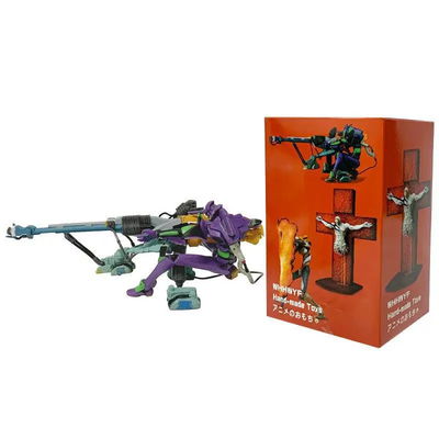 Evangelion. Escultura de la Unidad-01 de la Operación Yashima.