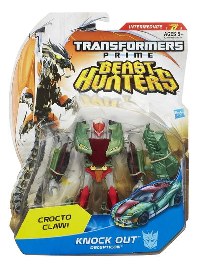 Transformers. KNOCK OUT. Con  Garra Cocodrilo. Prime Beast Hunters Deluxe Class Series 2.