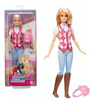 Barbie Malibu De “Barbie Mysteries: The Great Horse Chase” Con Accesorios Y Ropa De Montar
