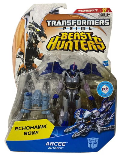 Transformers. ARCEE con Arco Ecohalcón Lanza misiles. Prime Beast Hunters Deluxe.