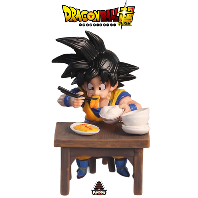 Dragon Ball Z. SON GOKU (escena comiendo) 9 cm.-