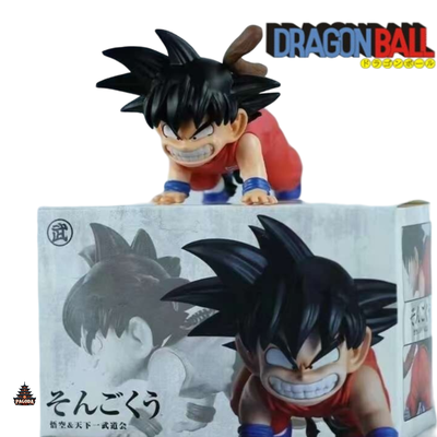 Dragon Ball. SON GOKU niño, comenzando la transformación como OZARU.