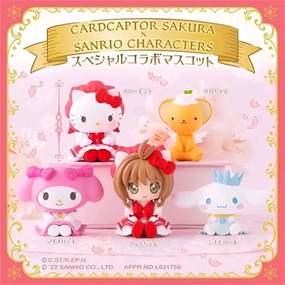 Sakura Cardcaptor y Sanrio. Edición especial en Colaboración. (Gashapones set x 5)