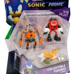 Sonic Prime. Set 3 Figuras 6 Cm. Sega - Netflix.