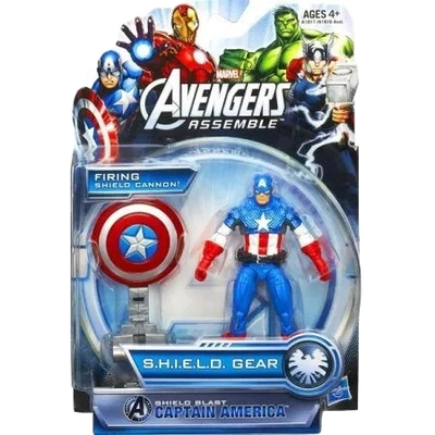 Marvel Avengers Assemble SHIELD Gear. Capitán América con Escudo Explosivo.