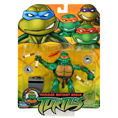  TMNT. Tortugas Ninja. MICHELANGELO Playmates Reedición 2003 