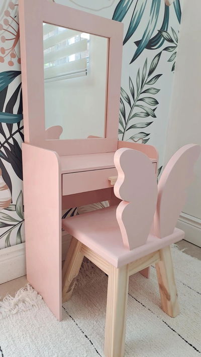 Tocador Clara con silla Mariposa