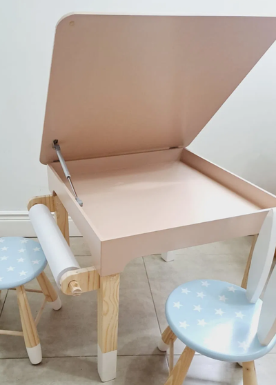 Mesa Pupitre con rollo 