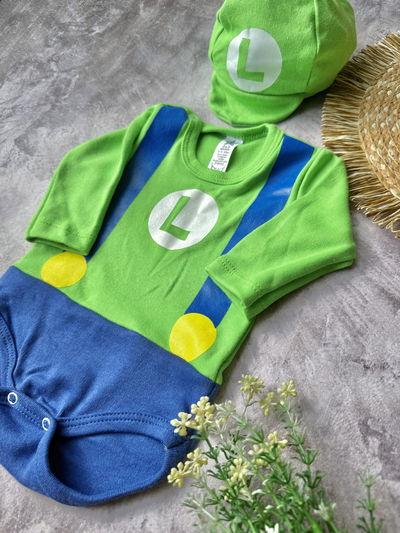 Body con gorrito Luigi