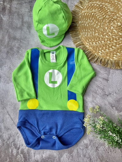 Body con gorrito Luigi
