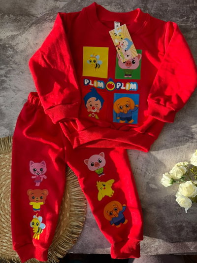 Conjunto Plim Plim Rojo