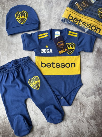 Ajuar Boca Juniors media estación 